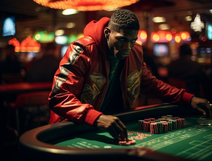 Pengguna memainkan live casino dengan pengaturan batas taruhan dan waktu sebagai bentuk responsible gaming